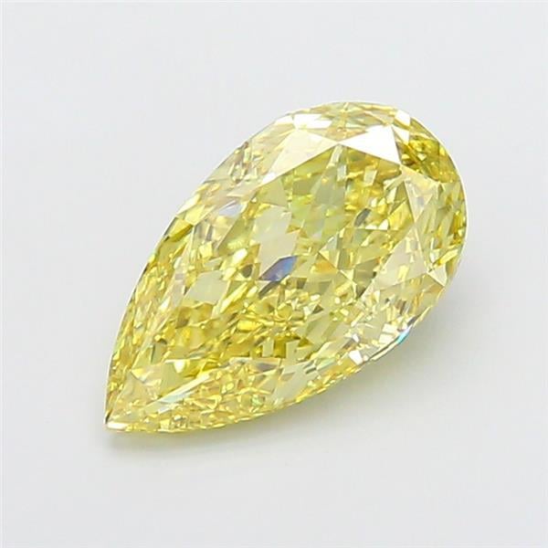 5.00 Ct. Fancy Intense Yellow Pear Lab Grown Diamond