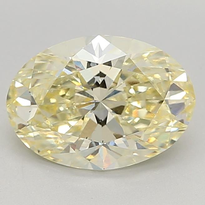 2.07 Ct. Fancy Yellow Oval Lab Grown Diamond