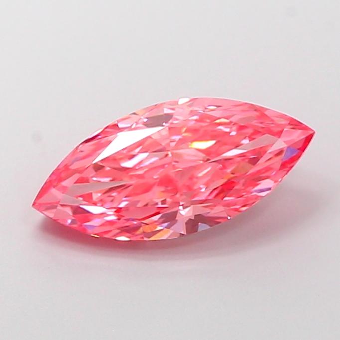 2.05 Ct. Fancy Vivid Pink Marquise Lab Grown Diamond