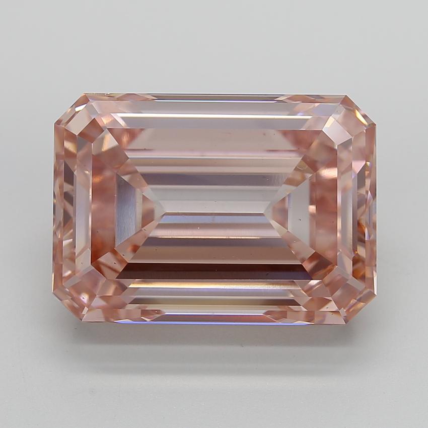 20.04 Ct. Fancy Intense  Pink Emerald Lab Grown Diamond
