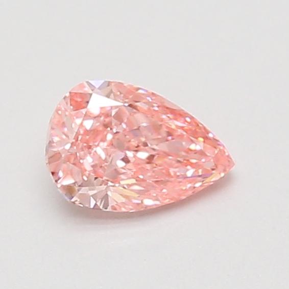 0.54 Ct. Fancy Vivid Pink Pear Lab Grown Diamond