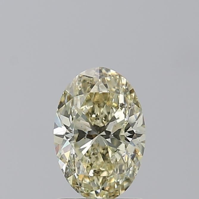 1.30 Ct. Fancy Light Yellow Oval Diamond