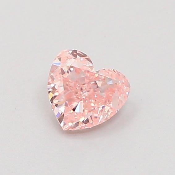 0.30 Ct. Fancy Intense  Pink Heart Lab Grown Diamond