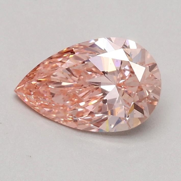 0.56 Ct. Fancy Intense Pink Pear Lab Grown Diamond