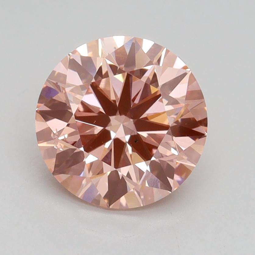 1.62 Ct. Fancy Intense Pink Round Lab Grown Diamond
