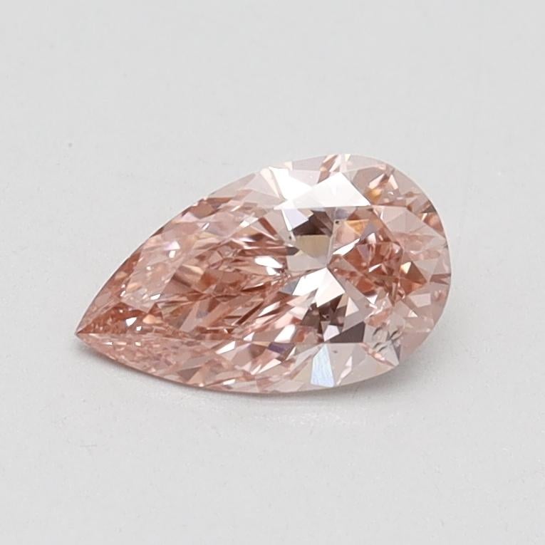 0.52 Ct. Fancy Intense Pink Pear Lab Grown Diamond