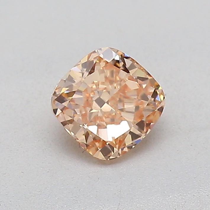 0.30 Ct. Fancy Orangy Yellow Cushion Lab Grown Diamond