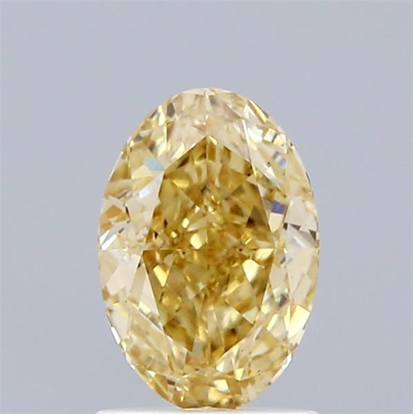 1.15 Ct. Fancy Yellow Oval Lab Grown Diamond