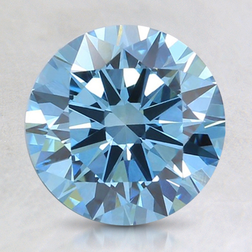 2.00 Ct. Fancy Intense Blue Round Lab Grown Diamond