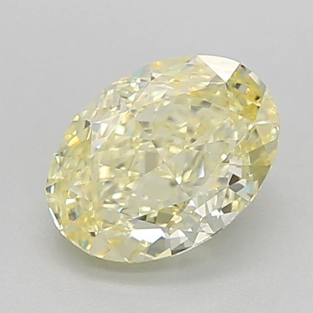 1.10 Ct. Fancy Yellow Oval Lab Grown Diamond