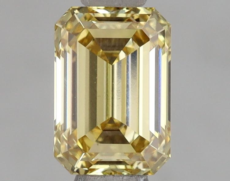 1.00 Ct. Fancy Intense Yellow Emerald Lab Grown Diamond