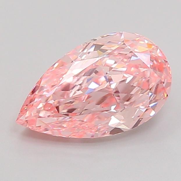 1.57 Ct. Fancy Vivid Pink Pear Lab Grown Diamond