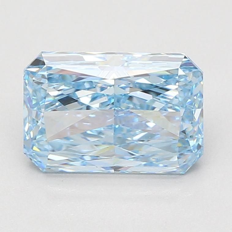 3.10 Ct. Fancy Vivid Blue Radiant Lab Grown Diamond