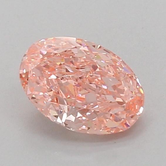1.03 Ct. Fancy Vivid Pink Oval Lab Grown Diamond
