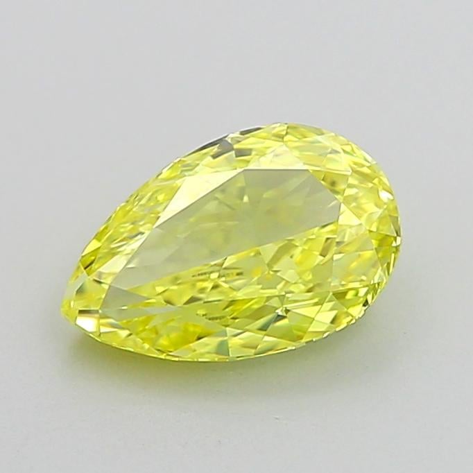 1.02 Ct. Fancy Intense None Yellow Pear Lab Grown Diamond