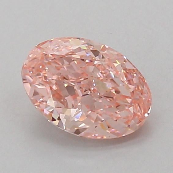 1.09 Ct. Fancy Vivid Pink Oval Lab Grown Diamond