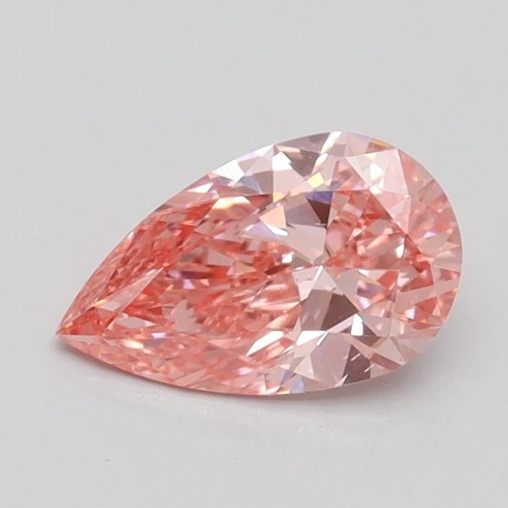 0.70 Ct. Fancy Vivid Pink Pear Lab Grown Diamond