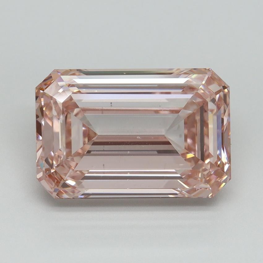 6.53 Ct. Fancy Intense Pink Emerald Lab Grown Diamond