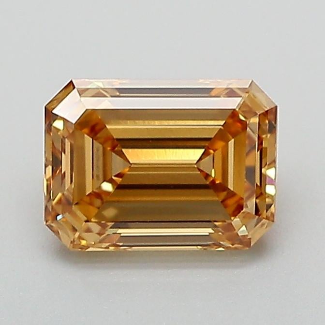 1.07 Ct. Fancy Light  Brown Emerald Lab Grown Diamond
