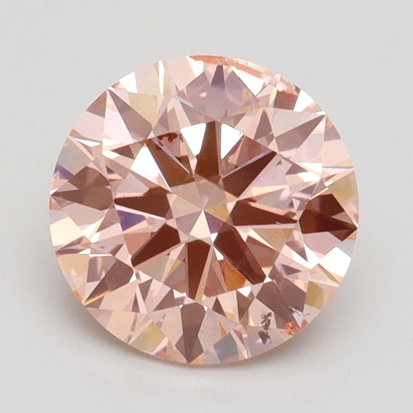 2.07 Ct. Fancy Intense Pink Round Lab Grown Diamond