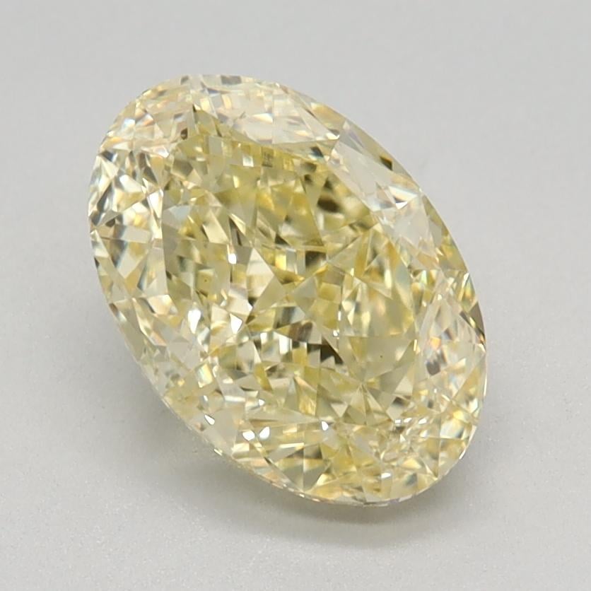 1.53 Ct. Fancy Intense Yellow Oval Lab Grown Diamond
