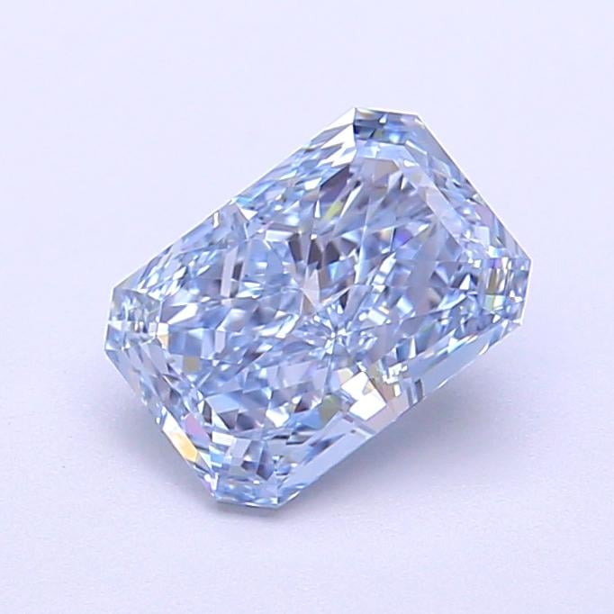 1.22 Ct. Fancy Vivid Blue Radiant Lab Grown Diamond