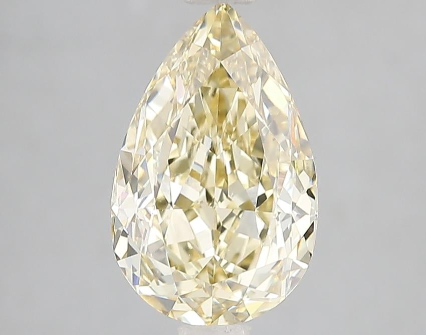 3.03 Ct. Fancy Intense Yellow Pear Lab Grown Diamond