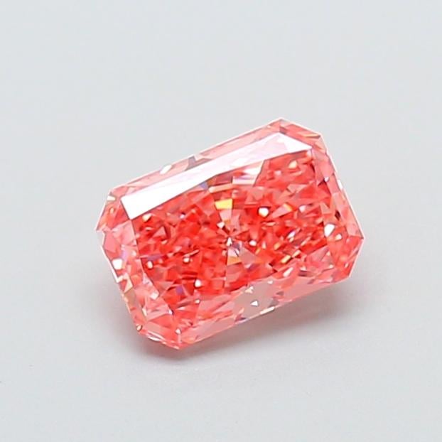 1.01 Ct. Fancy Vivid Pink Radiant Lab Grown Diamond