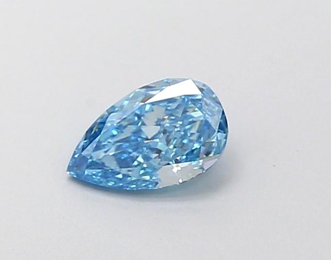 0.39 Ct. Fancy Vivid Blue Pear Lab Grown Diamond