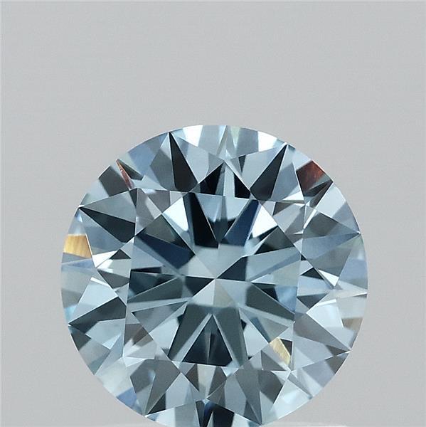 1.15 Ct. Fancy Vivid Blue Round Lab Grown Diamond