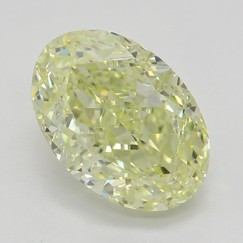 2.01 Ct. Fancy Light Yellow Oval Diamond