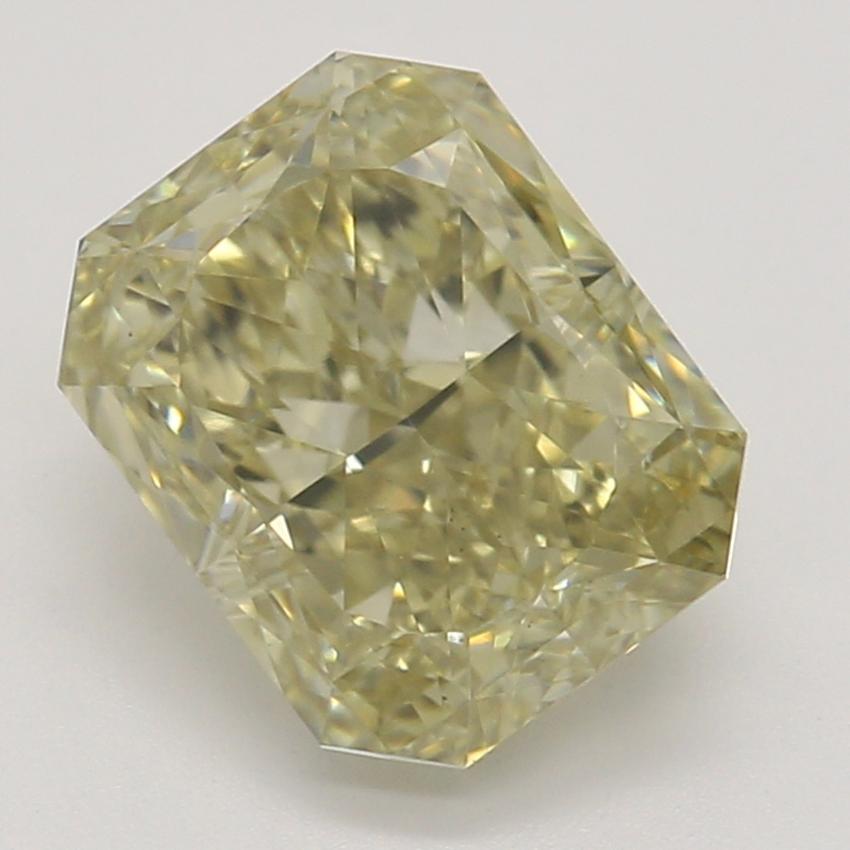 1.26 Ct. Fancy Brownish Greenish Yellow Radiant Diamond