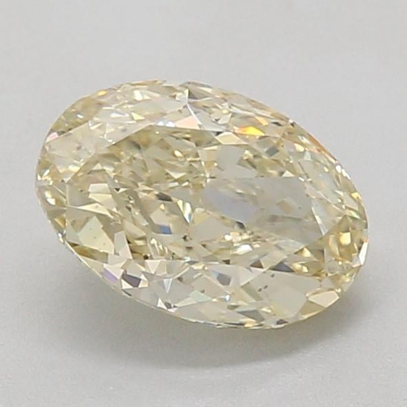 1.52 Ct. Fancy Light Yellow Oval Lab Grown Diamond