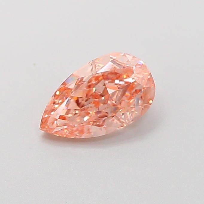 1.10 Ct. Fancy Intense Orangy Pink Pear Lab Grown Diamond