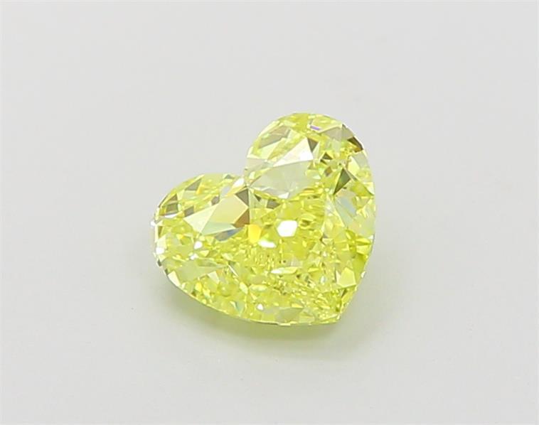 1.05 Ct. Fancy Intense Yellow Heart Lab Grown Diamond