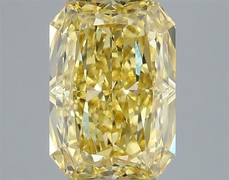 2.56 Ct. Fancy Intense Yellow Radiant Lab Grown Diamond