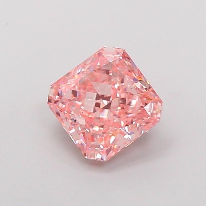 2.01 Ct. Fancy Vivid  Pink Radiant Lab Grown Diamond