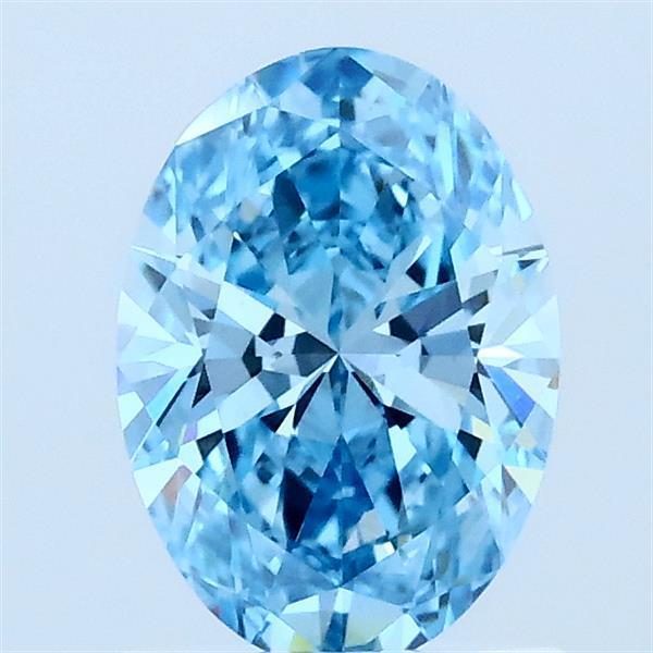 1.03 Ct. Fancy Blue Oval Lab Grown Diamond