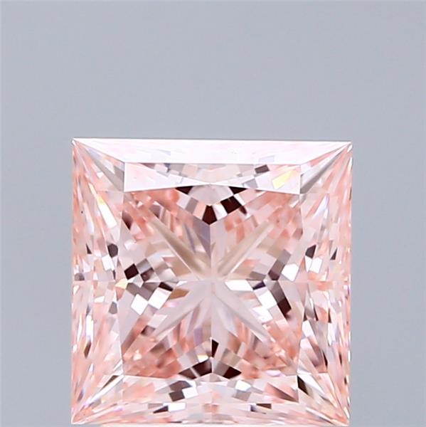 2.55 Ct. Fancy Intense Pink Princess Lab Grown Diamond