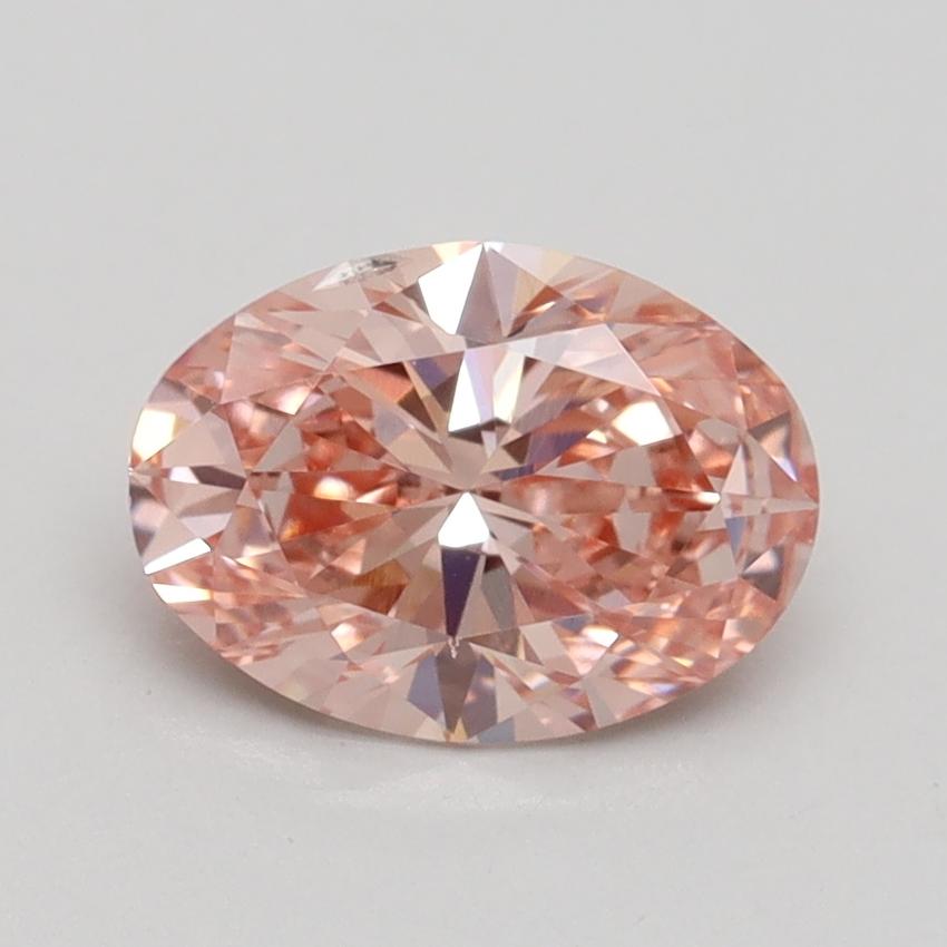 1.40 Ct. Fancy Intense Pink Oval Lab Grown Diamond