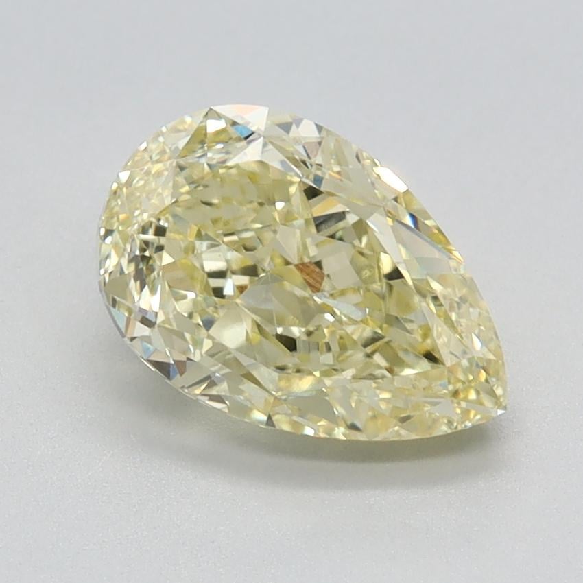 1.65 Ct. Fancy Yellow Pear Lab Grown Diamond
