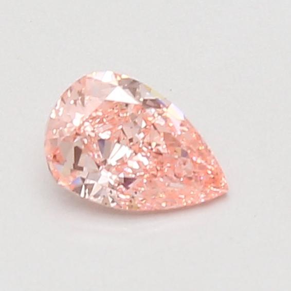 0.54 Ct. Fancy Vivid Pink Pear Lab Grown Diamond