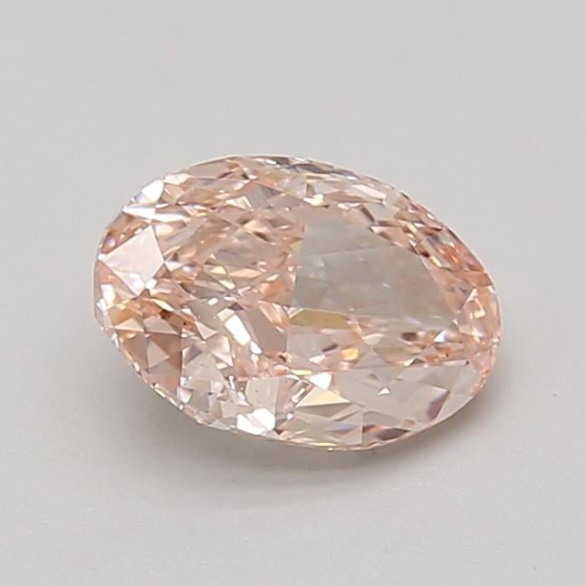 1.24 Ct. Fancy Vivid Pink Oval Lab Grown Diamond