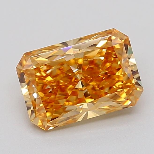 1.56 Ct. Fancy Intense Yellow Orange Radiant Lab Grown Diamond