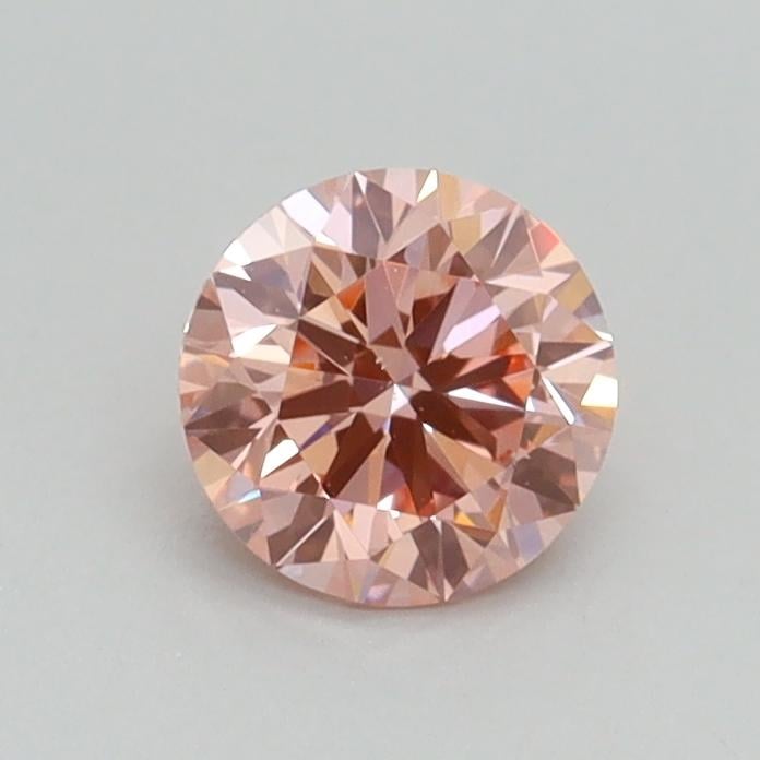 0.60 Ct. Fancy Intense Pink Round Lab Grown Diamond