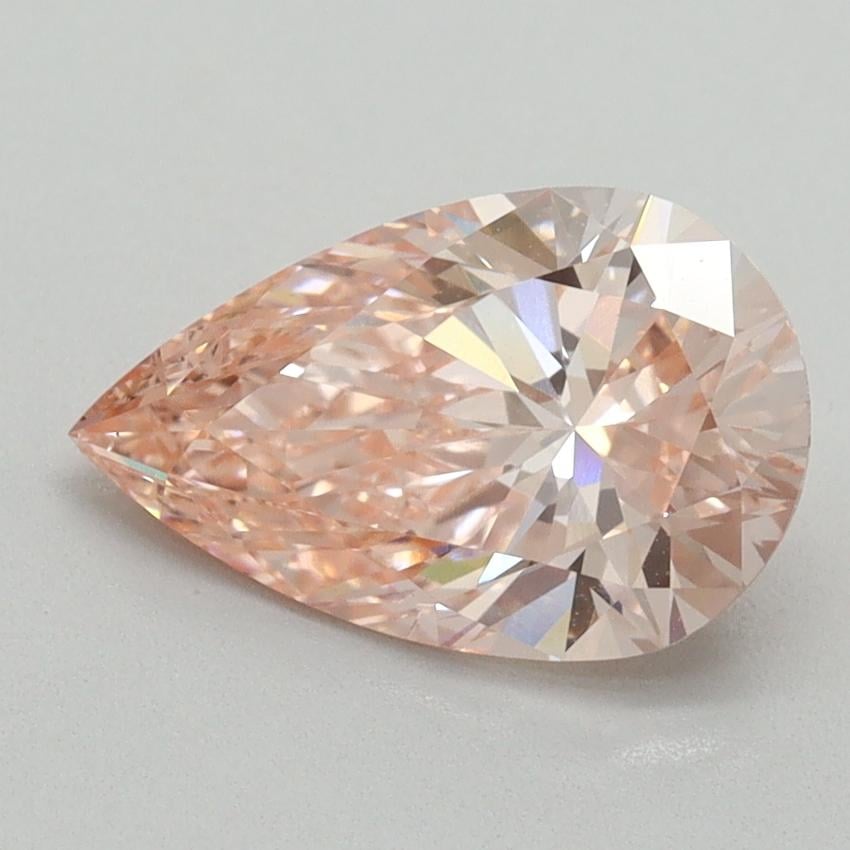 1.73 Ct. Fancy Vivid Pink Pear Lab Grown Diamond