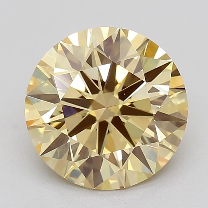 2.04 Ct. Fancy  Yellow Round Lab Grown Diamond