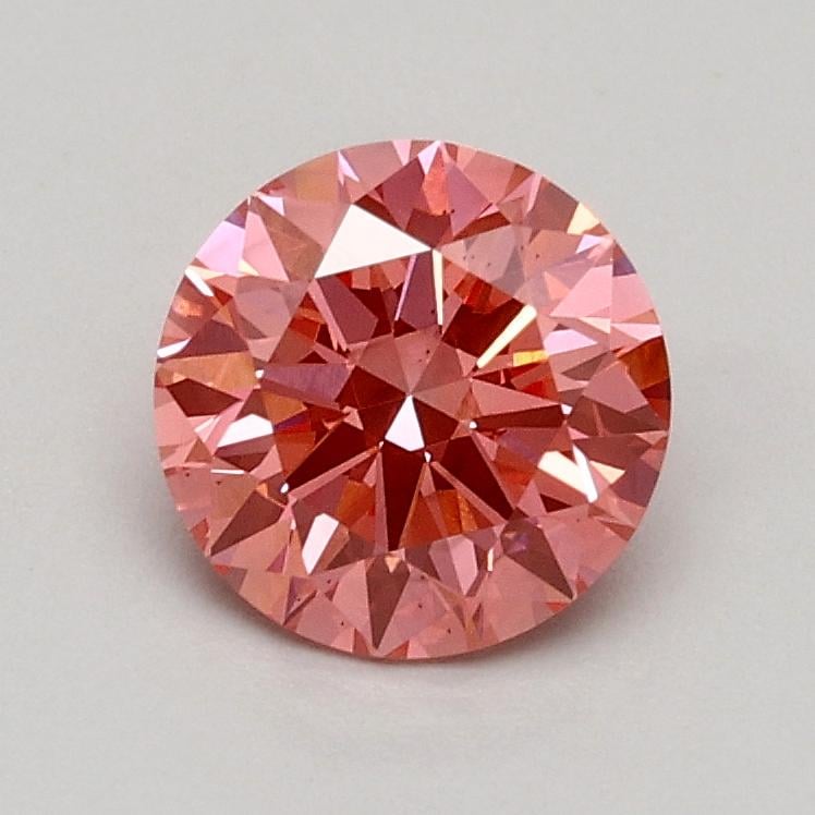 1.01 Ct. Fancy Intense Pink Round Lab Grown Diamond