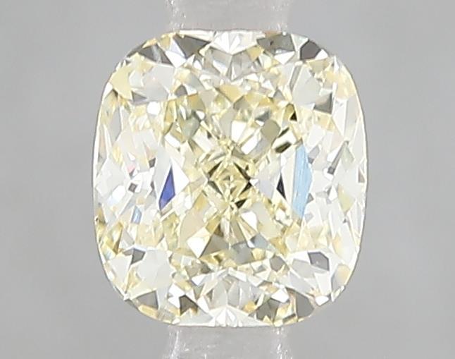 1.02 Ct. Fancy Light Yellow Cushion Lab Grown Diamond