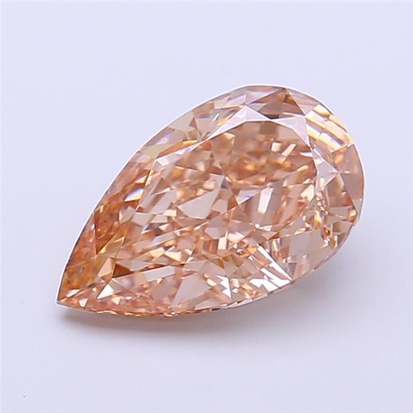 2.35 Ct. Fancy Light Brown Pear Lab Grown Diamond